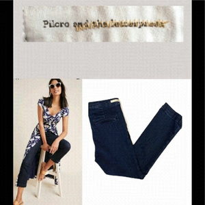 Pilcro and the letterpress High rise denim legging